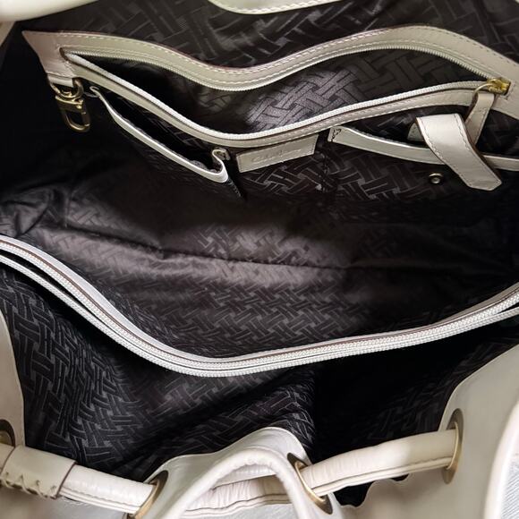 Cole Haan Genevieve Woven Denny Satchel Bag - Picture 8 of 14